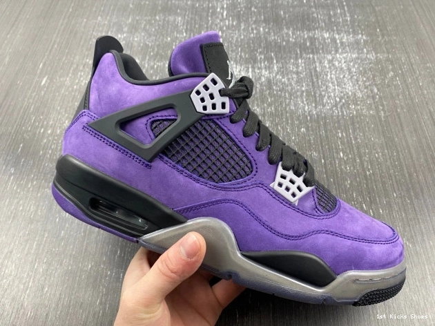 1st Kicks Shoes Jordan x Purple Air Scott Travis Suede 4 0703